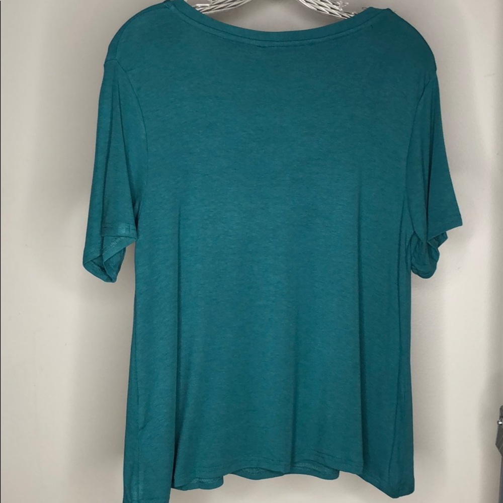 Teal Tee top - Picture 4 of 4